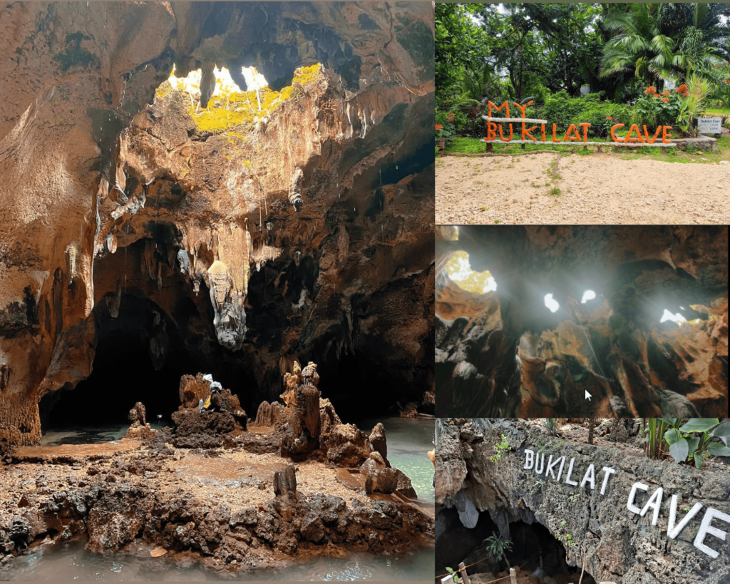 inside and out of bukilat cave collage