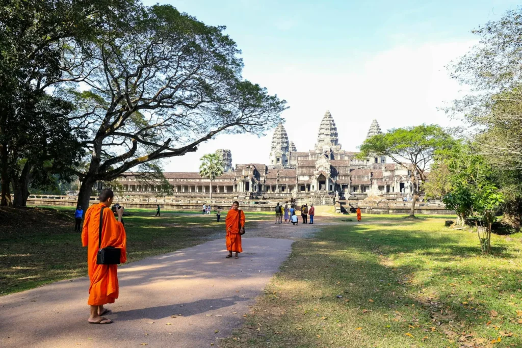 Angkor Wat in Cambodia - a famous temple in Cambodia